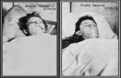 Bonnie and Clydes house: Bonnie and Clyde death photos