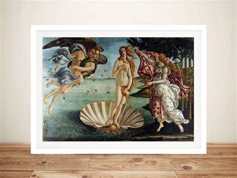 Birth of Venus Botticelli Canvas Art Print Brisbane Australia