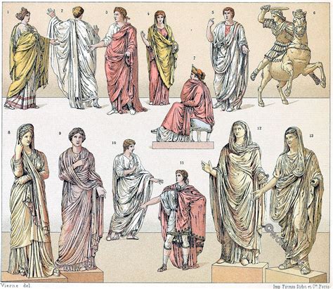 The Togatus and the Roman ladies of the imperial period.