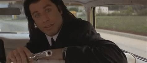 john travolta pulp fiction gif | WiffleGif