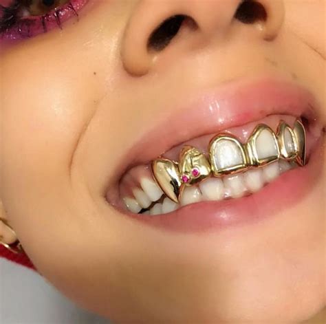 Pin by ෆ‧͙⁺˚👹🪓 on limbo pics | Grillz, Gold grillz, Gold teeth