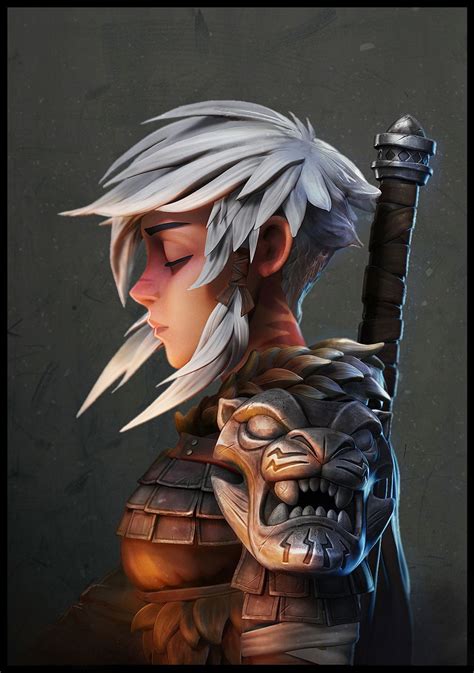 Warrior by Ahmad Samy | Cartoon | 3D | CGSociety Fantasy Anime, Fantasy ...