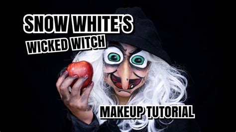 SNOW WHITE'S WICKED WITCH MAKEUP TUTORIAL - YouTube