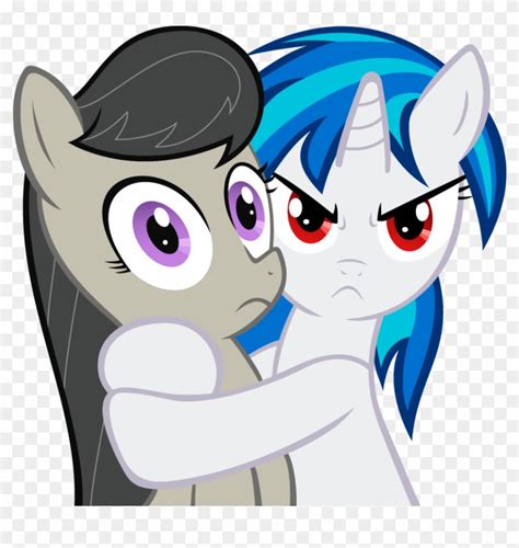 Angryhug - Octavia Melody And Vinyl Scratch Pony, HD Png Download ...