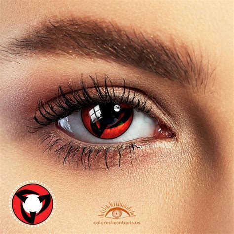 Kakashi Mangekyou Sharingan Contacts - Colored Contact Lenses | Colored ...