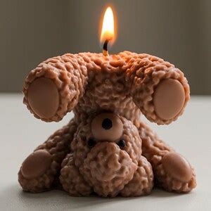 Handstand Teddy Bear Candle Mold Cute Bear Mold 3D Teddy - Etsy