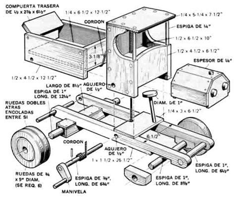 Toy dump truck woodworking project wooden toy plans