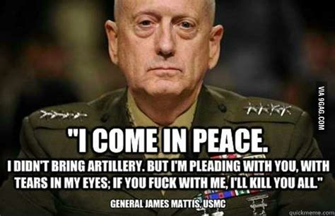 General Mattis will knife hand you in the face - 9GAG