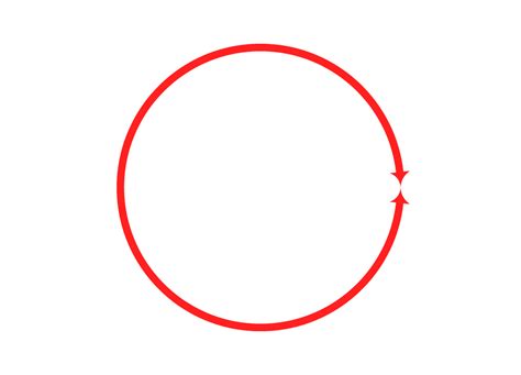 Red arrows Circle png