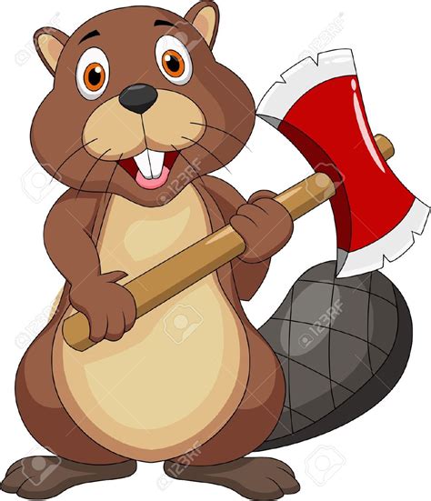 beaver: Beaver cartoon holding | Clipart Panda - Free Clipart Images