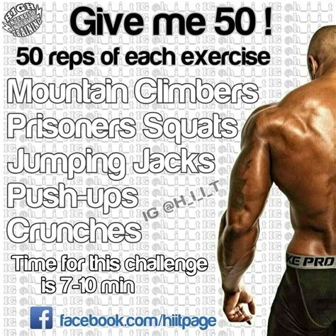 Give me 50! | Crossfit workouts wod, Hiit workout at home, Superhero ...