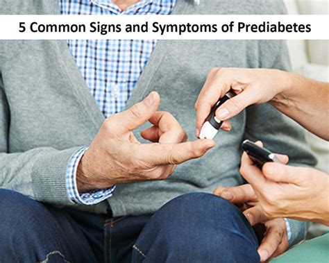 Some Popular Signs and Symptoms of Prediabetes among Humans