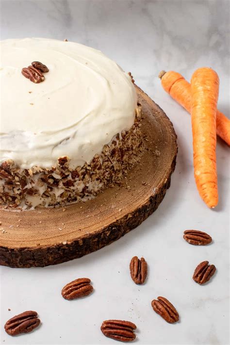 Vegan Carrot Cake with Pineapple and Pecans - Veggie Fun Kitchen