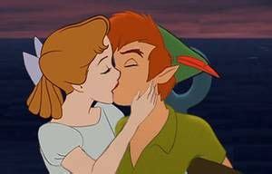 Peter Pan and Wendy Kiss by Rapunzel-Magic-Frost | Peter pan disney ...