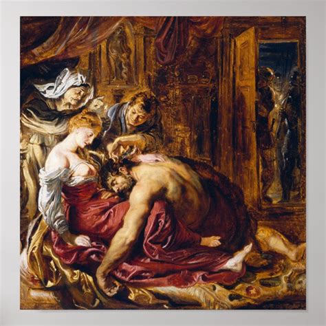 Rubens - Samson And Delilah Poster | Zazzle.co.uk