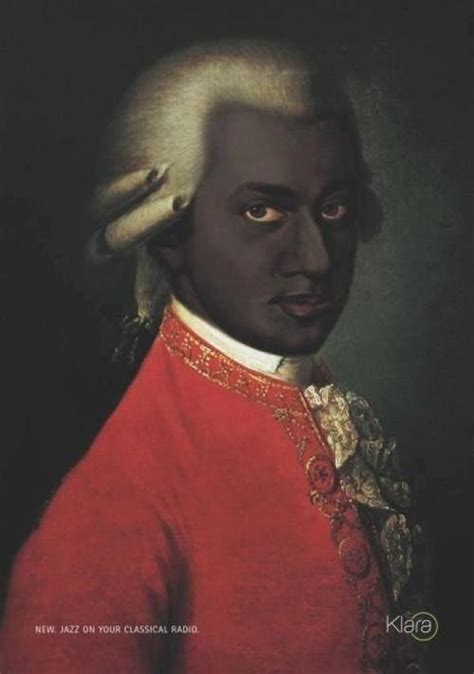 Mozart was a Moor! This is what Mozart actually looks like. The image ...