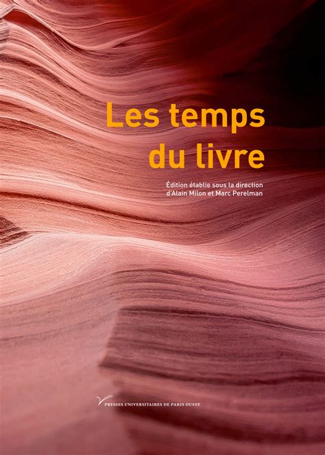 Les temps du livre – Presses universitaires de Paris Nanterre