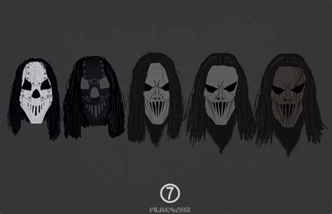 Jack Star — ink-metal-art: SlipKnoT Masks Evolution