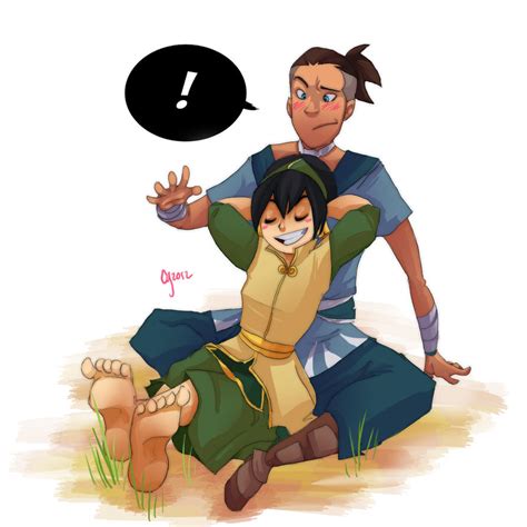 Toph and Sokka- Commission by Ceshira on DeviantArt