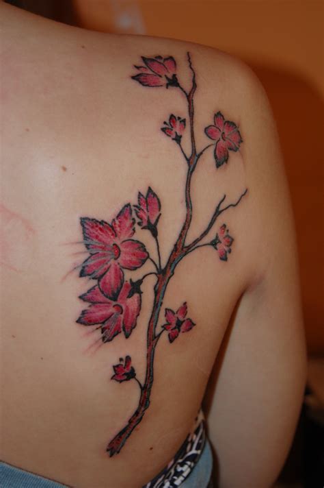 Cherry Blossom Tattoos Designs, Ideas and Meaning | Tattoos For You