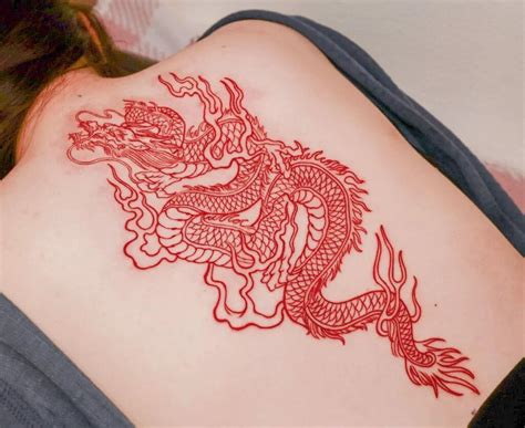 101 Best Red Ink Dragon Tattoo Ideas That Will Blow Your Mind!