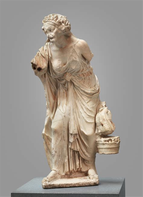 Marble statue of an old woman | Roman | Early Imperial, Julio-Claudian ...