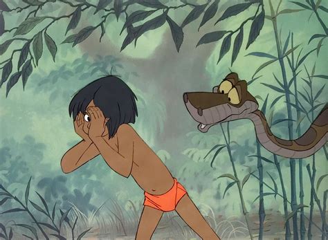 Animation Collection: Original Production Cels of Mowgli and Kaa from ...