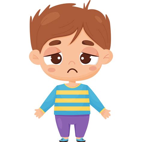 Emotion. Sad boy. Male character emotion 15116014 PNG