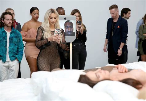 Kanye West recreates ‘Famous’ video with life-size wax models of naked ...