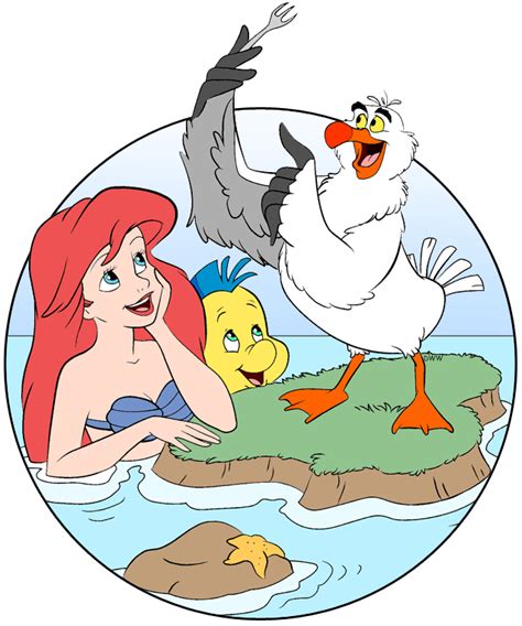 Ariel and Friends Clip Art 2 | Disney Clip Art Galore