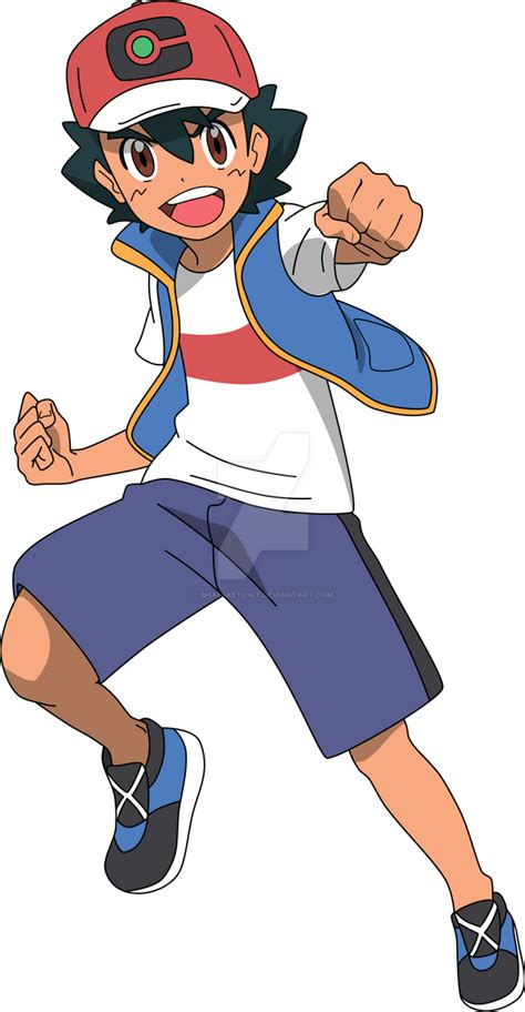 Ash Ketchum by BhalSketchit on DeviantArt