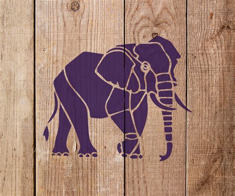 Elephant Stencil - Art and Wall Stencil - Stencil Giant