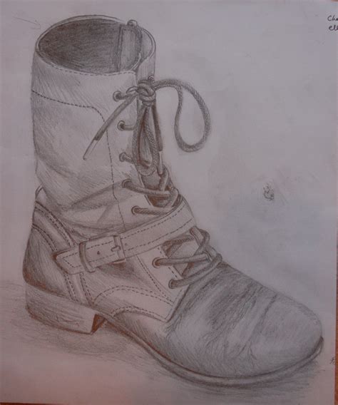 sketch of a boot | Boots, Combat boots, Army boot