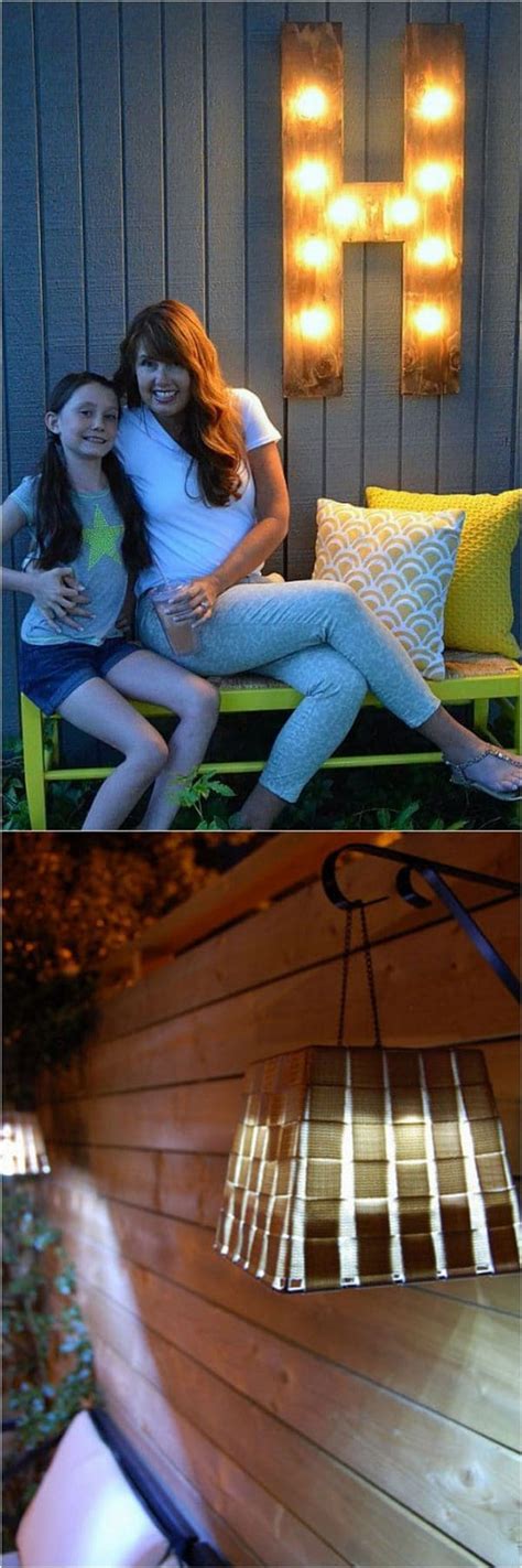 28 Stunning DIY Outdoor Lighting Ideas ( & So Easy! ) - A Piece Of Rainbow