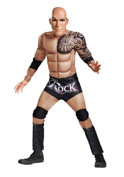 Child The Rock Muscle Costume