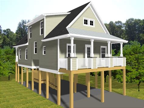 Home Plans On Pilings | plougonver.com