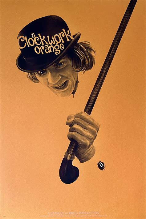 Original Clockwork Orange Movie Poster - Stanley Kubrick