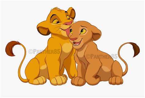 Kitties In Love By - Cubs Lion King Simba And Nala, HD Png Download ...