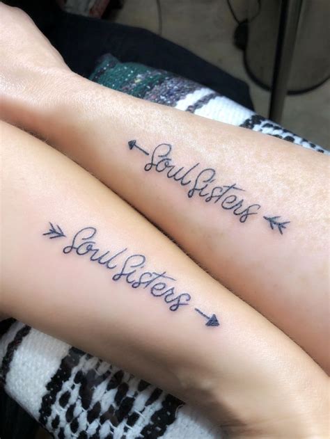 Friend Tattoos – Soul Sister Tattoo Best Friends Connected for Life ...