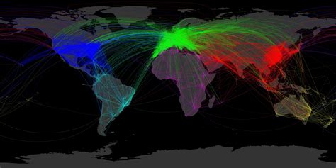 Mapping the World’s Flight Routes