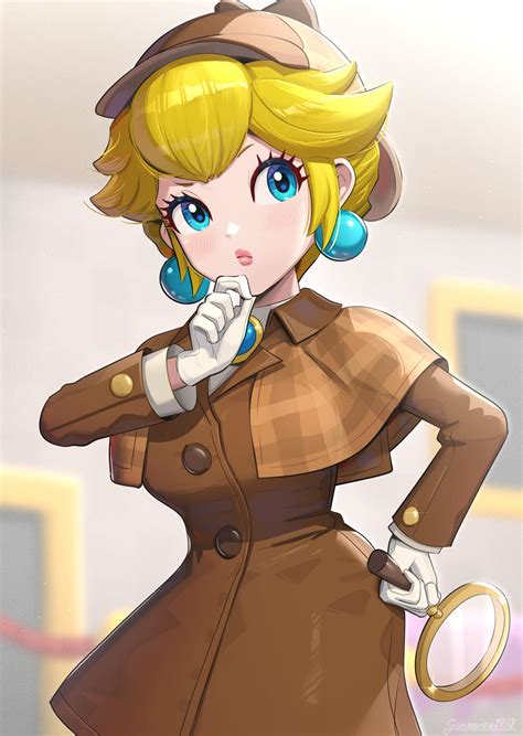 Detective Peach By Gonzarez : r/MushroomKingdomWaifus