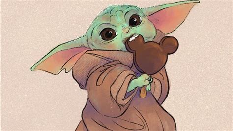 Cute Baby Yoda Drawings Wallpapers - Wallpaper Cave