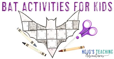 Bat Activities for Kids - HoJo's Teaching Adventures, LLC