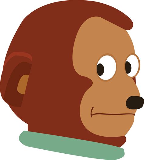 Awkward Look Monkey Puppet Icon 12721532 Vector Art at Vecteezy