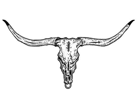 Longhorn Skull by sarahawillis | Redbubble | Cow skull tattoos, Western ...