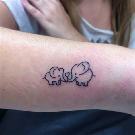 Simple elephant tattoo outline - wolfguru