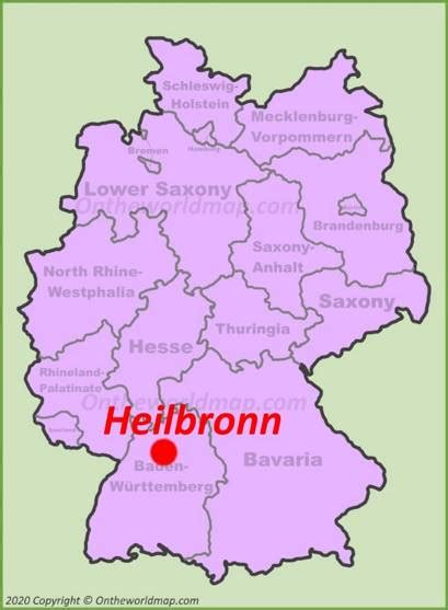 Heilbronn Map | Germany | Maps of Heilbronn