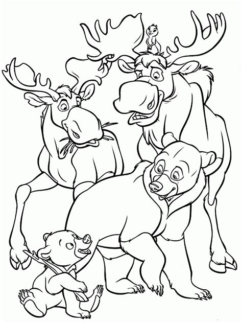 Brother Bear: Coloring Pages & Books - 100% FREE and printable!