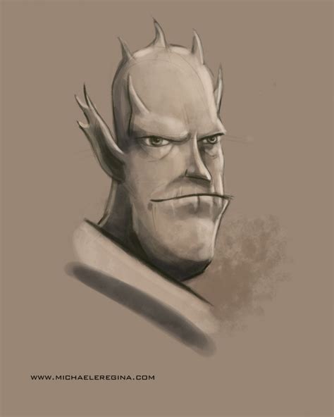 Monster Head Sketch – http://www.michaeleregina.com/blog