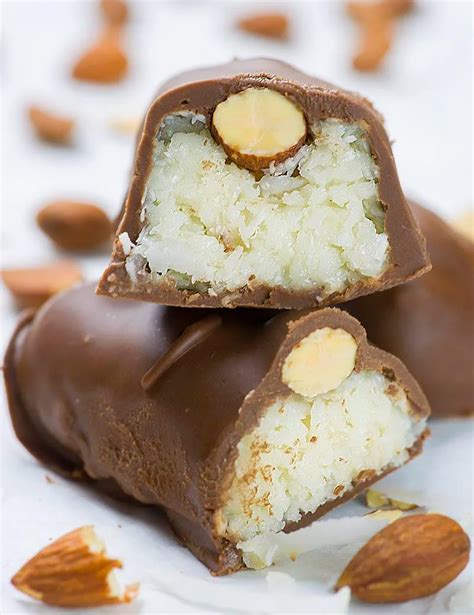 Homemade Chocolate Coconut Candy Bars | Recipe | Homemade chocolate ...